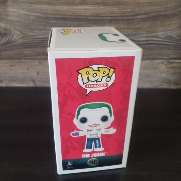 Funko Pop Heroes The Joker 96 Suicide Squade Vinyle Action Figure In Box - Picture 5 of 6